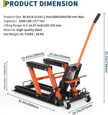 Hydraulischer Motorradheber